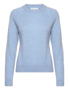 Boston O-Neck 6304 Tops Knitwear Jumpers Blue Samsøe Samsøe