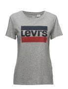 The Perfect Tee Sportswear Log Tops T-shirts & Tops Short-sleeved Grey...