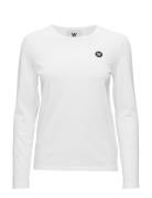 Moa Long Sleeve Gots Tops T-shirts & Tops Long-sleeved White Double A ...