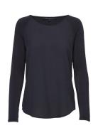 Polly Plains Ls Tops T-shirts & Tops Long-sleeved Navy French Connecti...