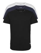 Jjenoa Tee Ss Crew Neck 3Pk Mp Noos Tops T-shirts Short-sleeved Black ...