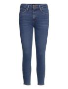 Lee Jeans Scarlett High Zip Blå