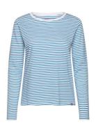 Organic Jersey Stripe Tenna Tee Fav Tops T-shirts & Tops Long-sleeved ...