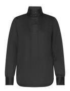 Keixiw Shirt Tops Shirts Long-sleeved Black InWear