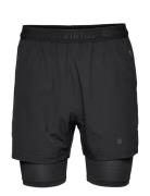 Virtus Dylan M 2-In-1 Stretch Shorts Svart