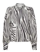 Peonygz P Shirt Tops Blouses Long-sleeved Multi/patterned Gestuz