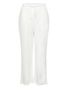 Camille Linen Pants Bottoms Trousers White Grunt