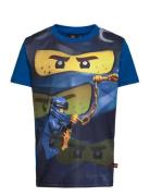 Lwtaylor 113 - Ss T-Shirt Tops T-shirts Short-sleeved Blue LEGO Kidswe...
