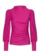 Gestuz Rifagz Puff Blouse Rosa