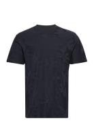 Onsalfredo Reg Palm Jq Aop Ss Tee Tops T-shirts Short-sleeved Navy ONL...