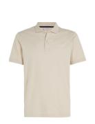 Calvin Klein Smooth Cotton Slim Polo Kräm