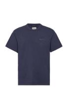 Garment Dyed T-Shirt Tops T-shirts Short-sleeved Navy Penfield