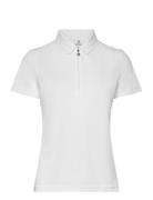 Peoria Ss Polo Shirt Sport T-shirts & Tops Polos White Daily Sports