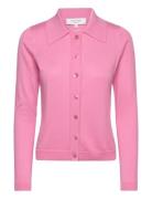 Cardigan Tops Knitwear Cardigans Pink Rosemunde