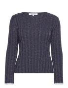 Soft Rebels Srceline Blouse Knit Blå