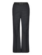 Flared Elasticated Trousers Bottoms Trousers Flared Grey Hope