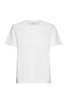 Mschterina Organic Tee Tops T-shirts & Tops Short-sleeved White MSCH C...