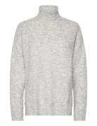 A-View Penny Roll Neck Pullover Grå