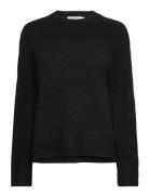 Mschceara Hope Raglan Pullover Tops Knitwear Jumpers Black MSCH Copenh...