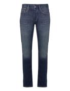 Mens Trousers Long Jeans Bottoms Jeans Regular Navy Denham