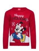 Pullover Tops Knitwear Pullovers Red Mickey Mouse
