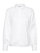 Mschjosetta Petronia Raglan Shirt Tops Shirts Long-sleeved White MSCH ...