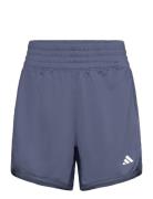 Pacer Knit High Sport Shorts Sport Shorts Blue Adidas Performance