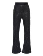 Lindex Jersey Flares Sequins Svart