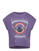 Short Sleeves Tee-Shirt Tops T-shirts Short-sleeved Purple Zadig & Vol...