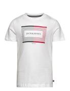 Jjcyrus Tee Ss Crew Neck Jnr Tops T-shirts Short-sleeved White Jack & ...