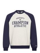 Crewneck Sweatshirt Sport Sweat-shirts & Hoodies Sweat-shirts Navy Cha...