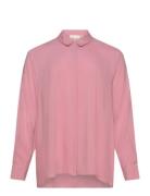 Wa-Sia Tops Shirts Long-sleeved Pink Wasabiconcept