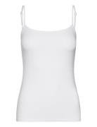 T-Shirts Tops T-shirts & Tops Sleeveless White Esprit Casual
