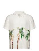Sdiles Tops Shirts Short-sleeved White Solid