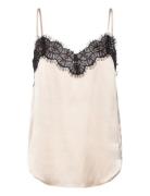 Pieszak Pd-Lulu Lace Silk Singlet Vit