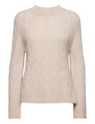 Marville Road Sibyll Cable Knit Jumper Beige