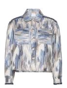 Jaquard Jacket Outerwear Jackets Light-summer Jacket Blue Coster Copen...