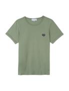 Poitou Ptch Grand Coeur/Gots Designers T-shirts Short-sleeved Khaki Gr...