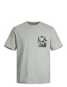 Joraruba Convo Pocket Tee Ss Crew Jnr Tops T-shirts Short-sleeved Gree...