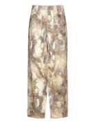 Big Pocket Pants Bottoms Trousers Wide Leg Beige Cannari Concept