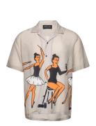 Ballet Shirt Designers Shirts Short-sleeved Beige Pas De Mer