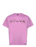 Ballet Tee Designers T-shirts Short-sleeved Pink Pas De Mer