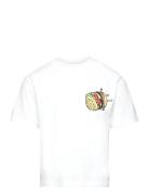 Tnfaedo Os S_S Tee Tops T-shirts Short-sleeved White The New