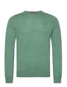 Merino Ck Designers Knitwear Round Necks Green Morris