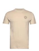 Lindbergh Photo Print Tee S/S Beige