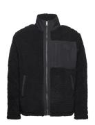 Fleece Jacket Tops Sweat-shirts & Hoodies Fleeces & Midlayers Black GA...