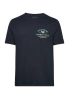 Lyle & Scott Racquet Club Graphic T-Shirt Marinblå