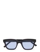 Giusto Azure Accessories Sunglasses D-frame- Wayfarer Sunglasses Black...