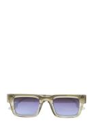Victor Accessories Sunglasses D-frame- Wayfarer Sunglasses Cream Komon...