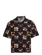 Edwin Saike Check Shirt Ss - Multicolor Svart